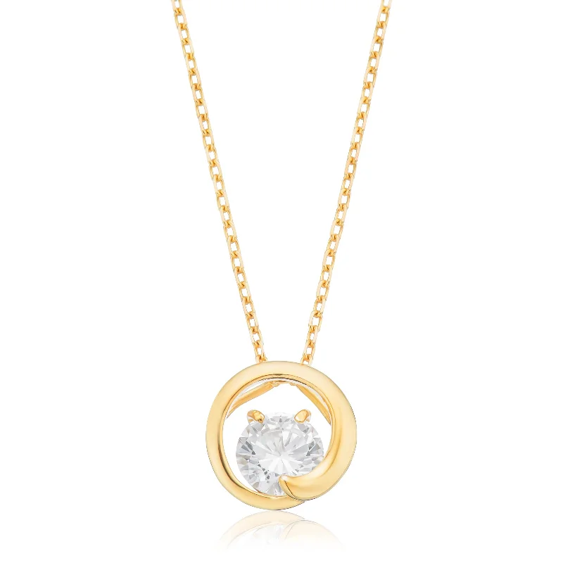 sterling silver infinity loop ring 9ct Yellow Gold Silver Filled Round What Float Cubic Zirconia Chain sterling silver infinity loop ring 9ct Yellow Gold Silver Filled Round What Float Cubic Zirconia Chain