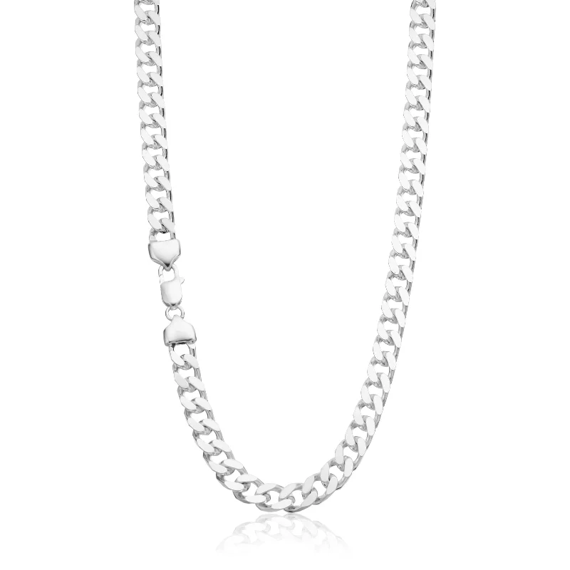 minimalist gold crescent moon necklace Sterling Silver 60cm Bevdicut Curb 250 Gauge Chain minimalist gold crescent moon necklace Sterling Silver 60cm Bevdicut Curb 250 Gauge Chain