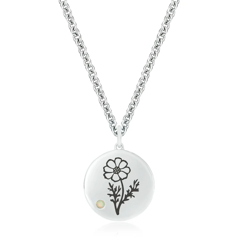 elegant pearl necklace with diamonds Sterling Silver Round Cut 2mm Opal Cosmos October Pendant elegant pearl necklace with diamonds Sterling Silver Round Cut 2mm Opal Cosmos October Pendant