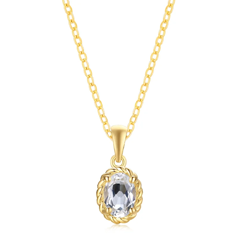 sterling silver toe ring set 9ct Yellow Gold Oval Cut 7x5 mm White Topaz April Birthstone Pendant sterling silver toe ring set 9ct Yellow Gold Oval Cut 7x5 mm White Topaz April Birthstone Pendant