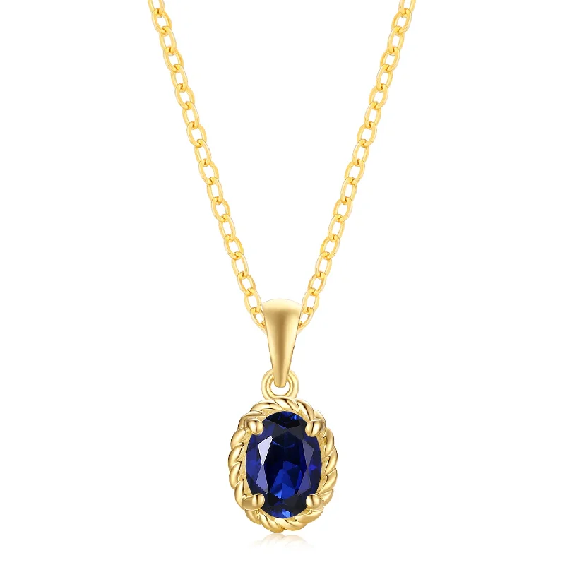 vintage sapphire engagement ring 9ct Yellow Gold Oval Cut 7x5mm Created Sapphire September Pendant vintage sapphire engagement ring 9ct Yellow Gold Oval Cut 7x5mm Created Sapphire September Pendant