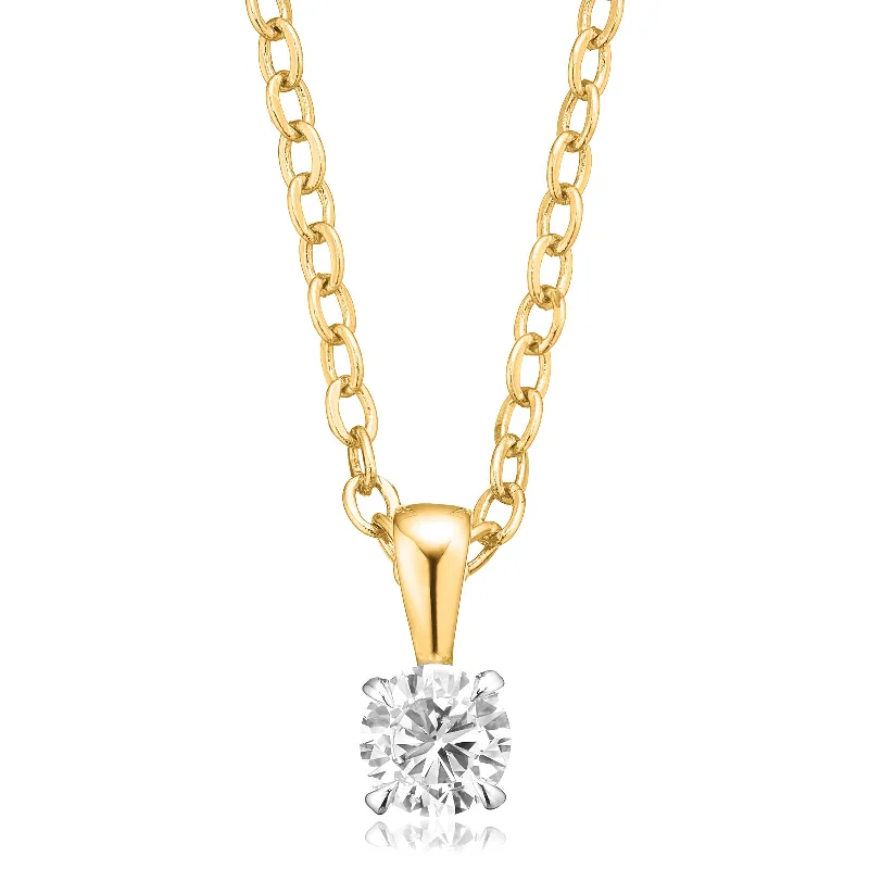silver Celtic knot necklace Celebrations 9ct Yellow Gold Round Cut 0.25 Carat Lab Grown Diamond Pendant silver Celtic knot necklace Celebrations 9ct Yellow Gold Round Cut 0.25 Carat Lab Grown Diamond Pendant