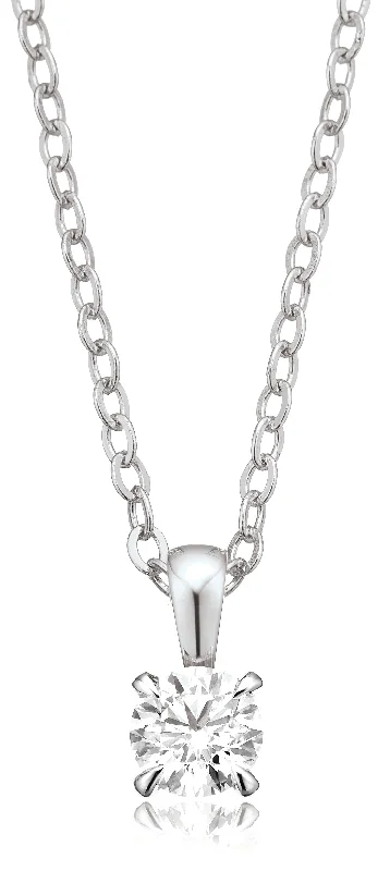 wide gold cuff bracelet Celebration 9ct White Gold Round Brilliant Cut 0.50 Carat tw Lab Grown Diamond Pendant