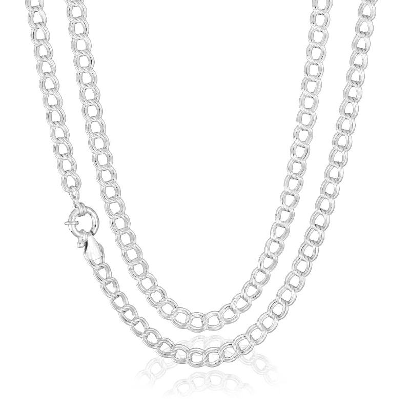 celestial zodiac sign necklace Sterling Silver 45cm Fancy Bolt Ring Necklace
