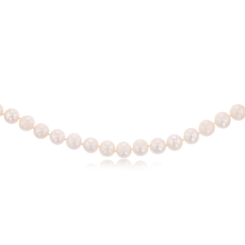 hypoallergenic earrings for sensitive ears 45cm Freshwater Pearl Strand with Silver Clasp hypoallergenic earrings for sensitive ears 45cm Freshwater Pearl Strand with Silver Clasp
