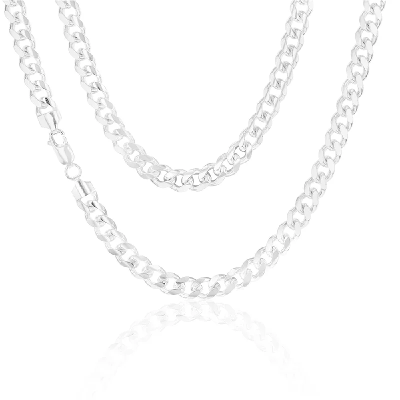 heart-shaped promise ring sterling silver 55cm Sterling Silver Curb Chain