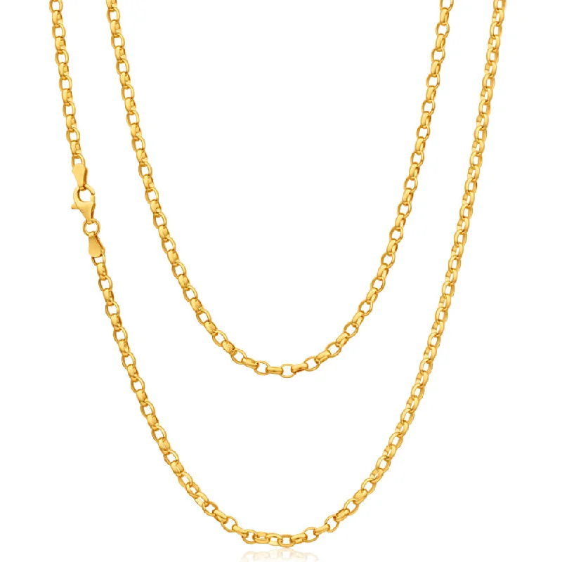 vintage filigree engagement ring 9ct Elegant Yellow Gold Belcher Chain