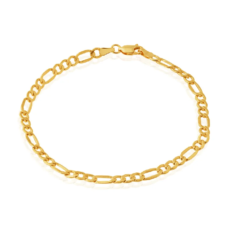celestial star ring gold 9ct Silverfilled Fiagro 100Gauge 21cm Bracelet