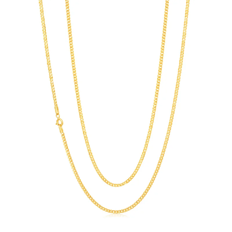 boho shell beaded anklet 9ct Yellow Gold Filled 60 Gauge Curb Chain 60cm