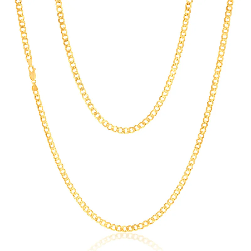 classic pearl choker necklace 9ct Yellow Gold Filled Bevelled Curb 120 Gauge 70cm Chain classic pearl choker necklace 9ct Yellow Gold Filled Bevelled Curb 120 Gauge 70cm Chain