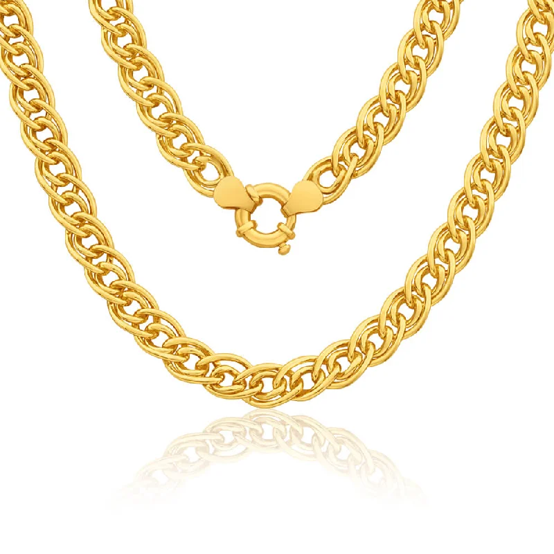 handmade resin flower earrings 9ct Yellow Gold Filled Double Curb 45cm 140 Gauge Chain handmade resin flower earrings 9ct Yellow Gold Filled Double Curb 45cm 140 Gauge Chain