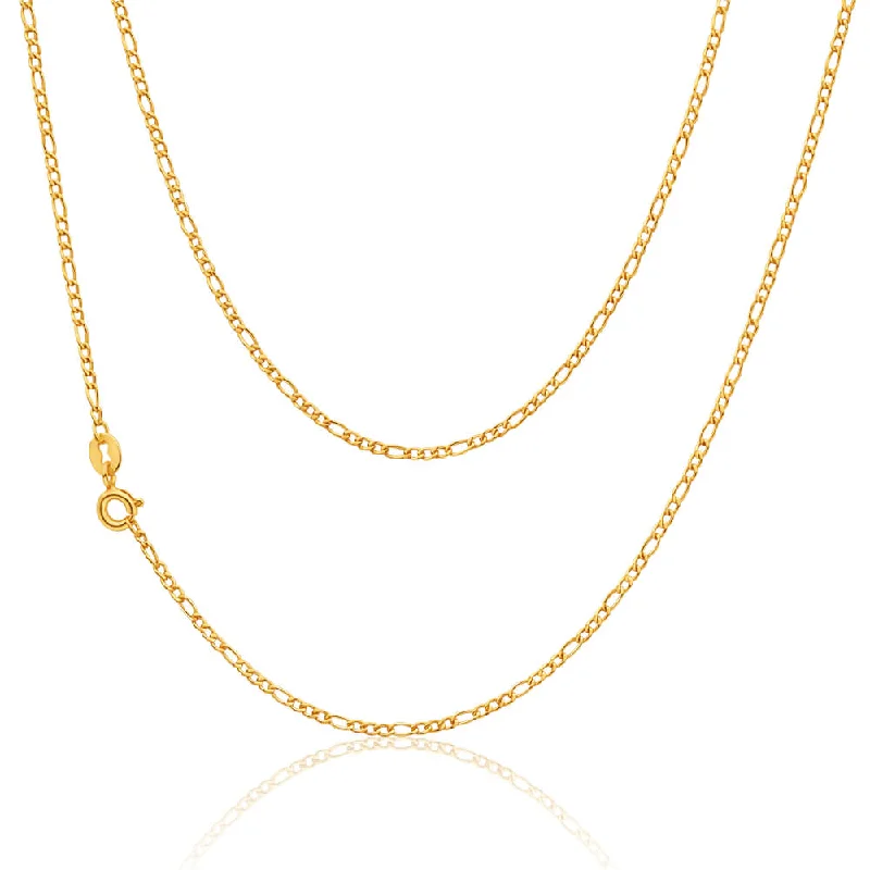 delicate floral wedding band 9ct Yellow Gold Silver Filled 45cm Figaro Chain 40 Gauge delicate floral wedding band 9ct Yellow Gold Silver Filled 45cm Figaro Chain 40 Gauge