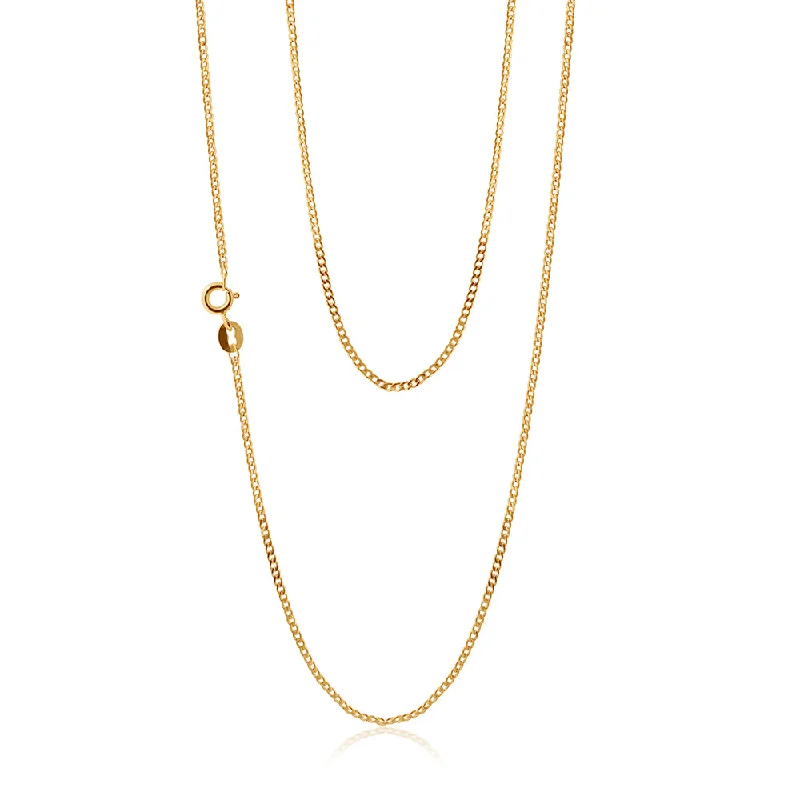 bold gothic vampire ring 9ct Yellow Gold Silver Filled 50cm Curb Chain