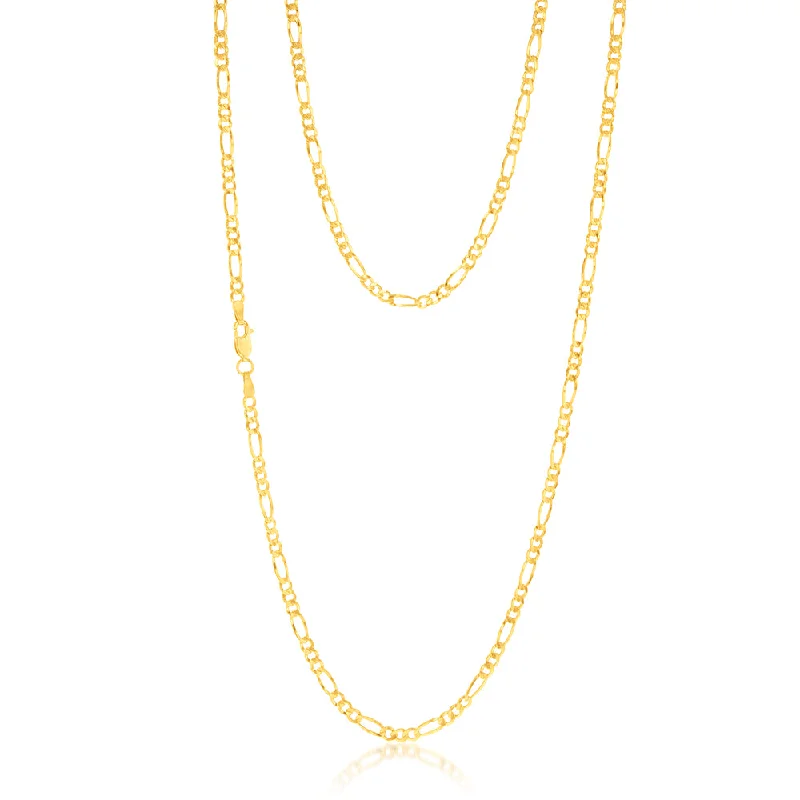 real smoky quartz pendant 9ct Yellow Gold Silverfilled 1:3 Figaro 80 Gauge 70cm Chain real smoky quartz pendant 9ct Yellow Gold Silverfilled 1:3 Figaro 80 Gauge 70cm Chain