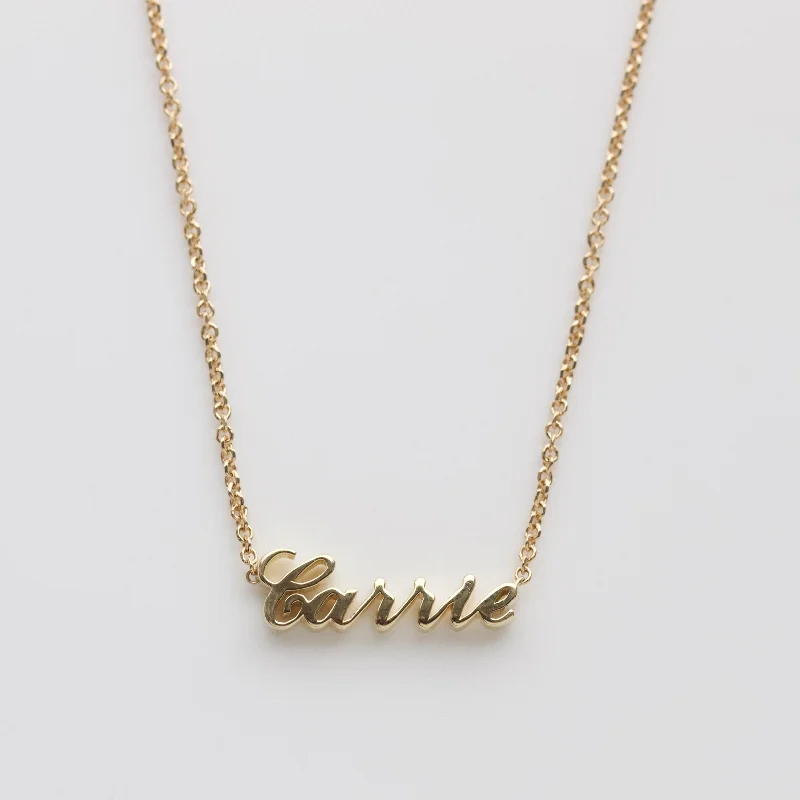large statement turquoise ring Name Plate Necklace