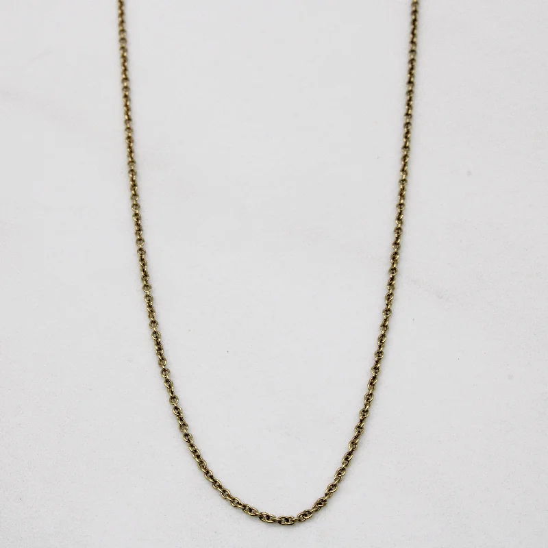 emerald cut diamond wedding ring 9k Yellow Gold Necklace | 18" |