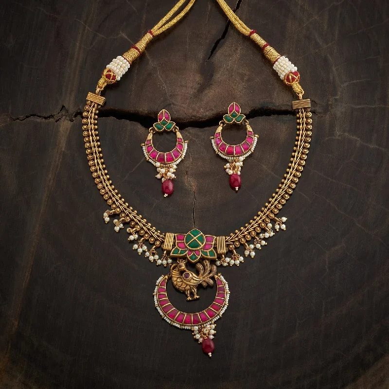 minimal gold ring stack Antique Necklace 162016