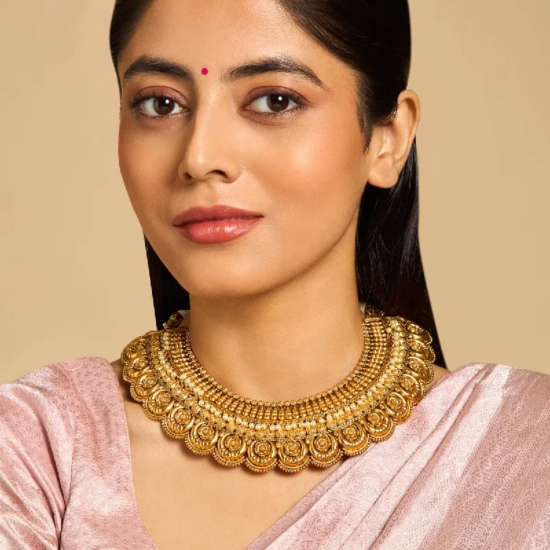 simple crystal pendant necklace Antique Necklace 170293