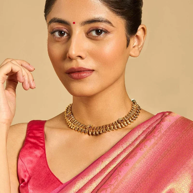 statement gold cuff earrings Antique Necklace 173886