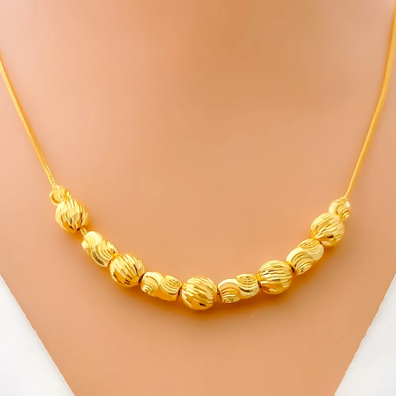 bold statement ring chunky Chic Upscale 22k Gold Necklace
