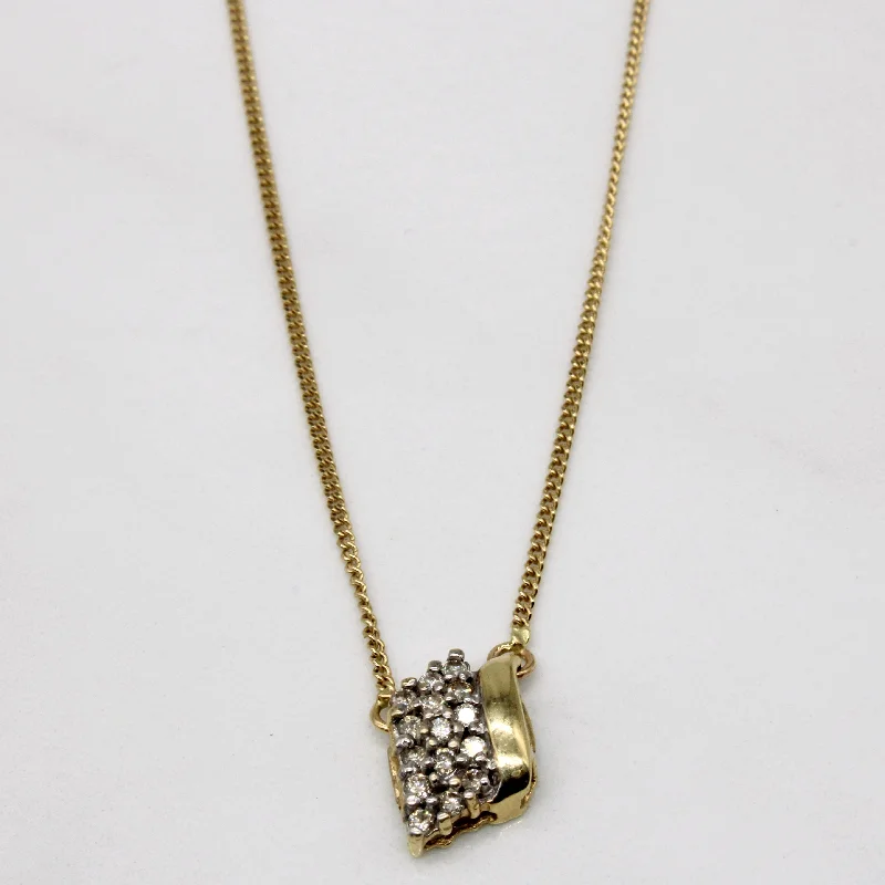 gold initial bracelet personalized Diamond Cluster Pendant Necklace | 0.22ctw | 16" | gold initial bracelet personalized Diamond Cluster Pendant Necklace | 0.22ctw | 16" |