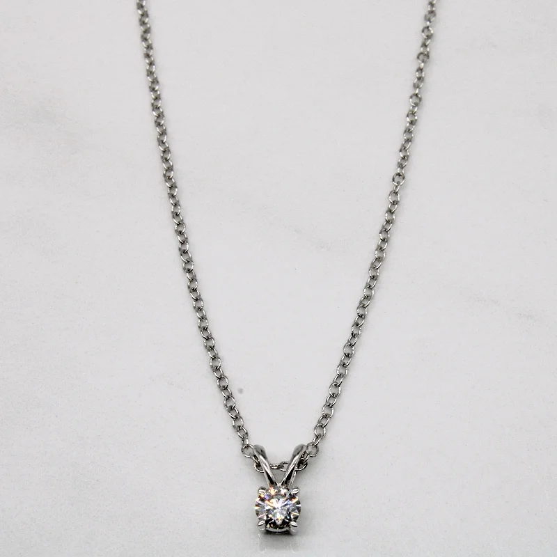 handcrafted gemstone ring women Diamond Pendant & 18k Necklace | 0.30ct | 18" |