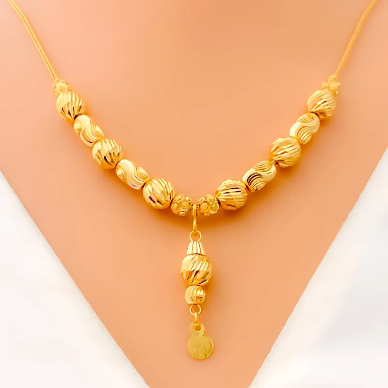 handmade braided anklet Dressy Decorative 21k Gold Necklace