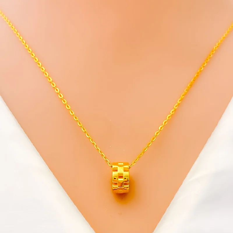 minimalist wedding band set Dressy Elegant 21k Gold Trendy CZ Necklace