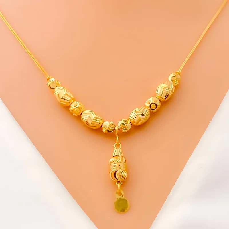 vintage lock and key necklace Fashionable Sleek 21k Gold Necklace