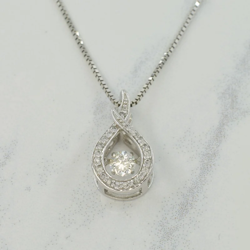 tiny opal stud earrings Floating Diamond Pendant Necklace | 0.25ctw | 18" |