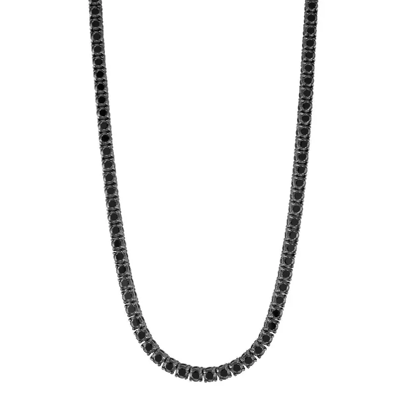 vintage lock and key necklace MENS STAINLESS STEEL GUNMETAL NECKLACE WITH BLACK CUBIC ZIRCONIAS vintage lock and key necklace MENS STAINLESS STEEL GUNMETAL NECKLACE WITH BLACK CUBIC ZIRCONIAS