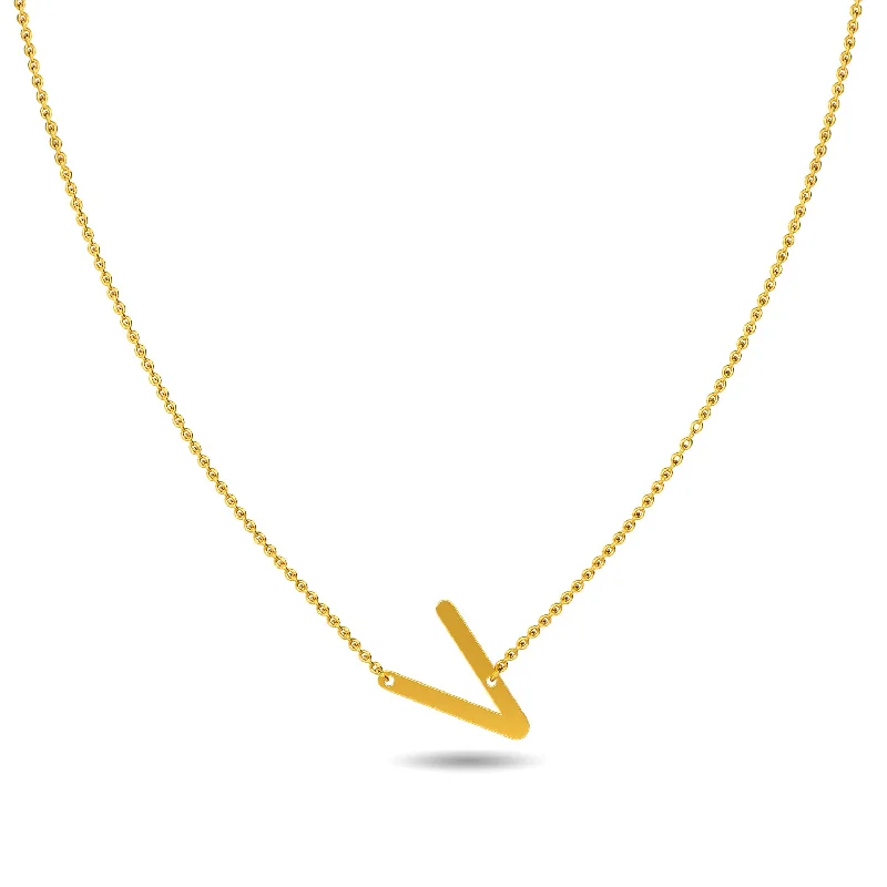 dainty gold chain ring Harini Necklace
