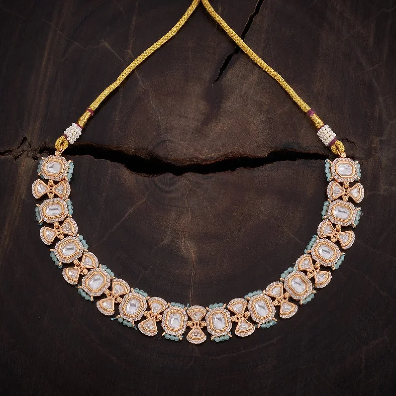 celestial moonstone ring gold Kundan Necklace 162830