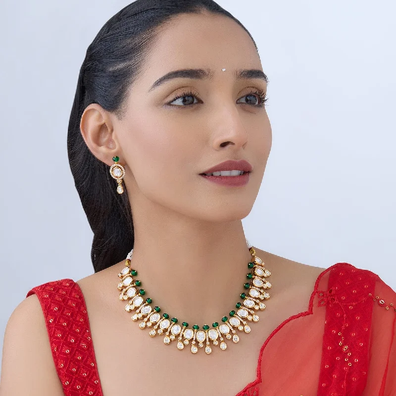 vintage floral engagement ring Kundan Necklace 165819