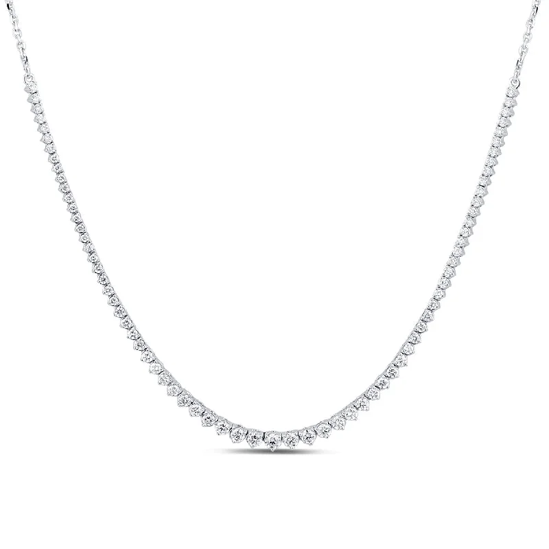 gemstone infinity bracelet Luminesce Lab Grown 2 Carats Diamond Cable Chain Necklace in 9ct White Gold gemstone infinity bracelet Luminesce Lab Grown 2 Carats Diamond Cable Chain Necklace in 9ct White Gold