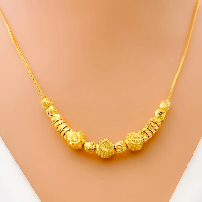 handcrafted crystal quartz ring Opulent Fashionable 22k Gold Necklace