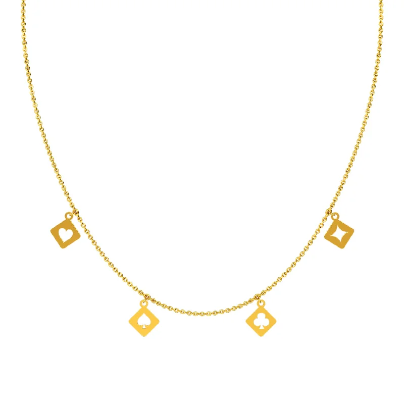 simple gold bar stud earrings Rujani Necklace