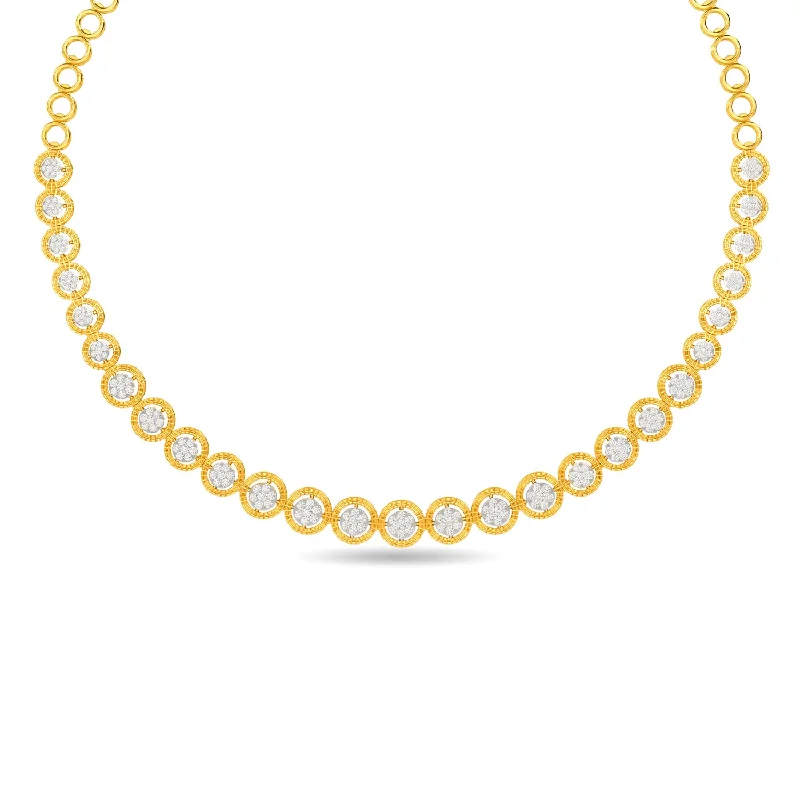 gold moonstone cocktail ring Sami Necklace