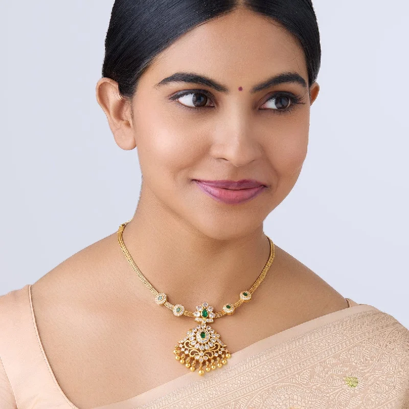 celestial galaxy planet earrings Silver Temple Necklace 161844