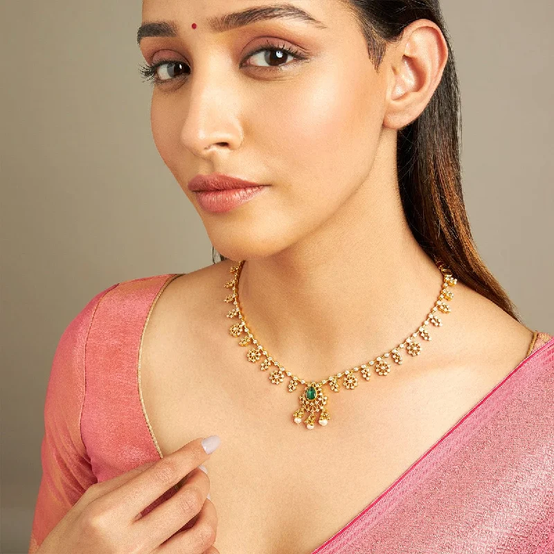 rose gold initial pendant necklace Silver Temple Necklace 162798