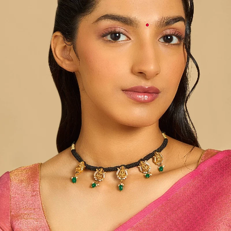 dainty snake ring gold Silver Temple Necklace 172601