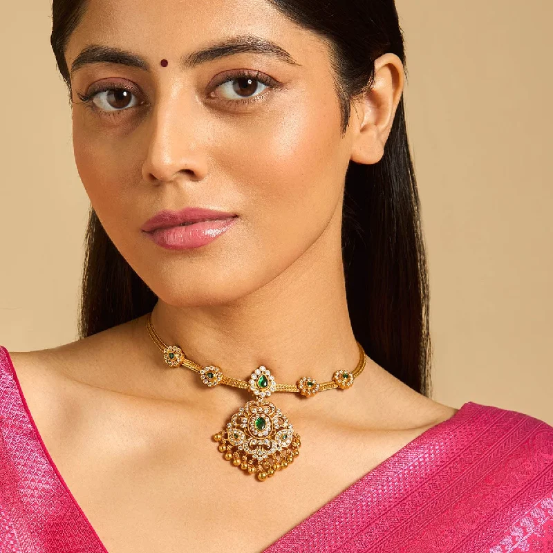 custom name necklace gold Silver Temple Necklace 173360