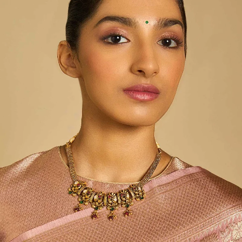 classic pearl strand necklace Silver Temple Necklace 173453