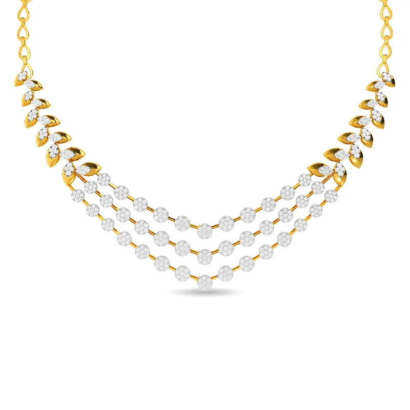 cubic zirconia eternity necklace Skye Necklace