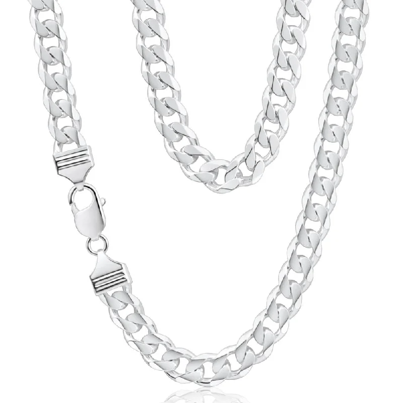 gold opal ring Sterling Silver 250 Gauge Diamond Cut 55cm Curb Chain