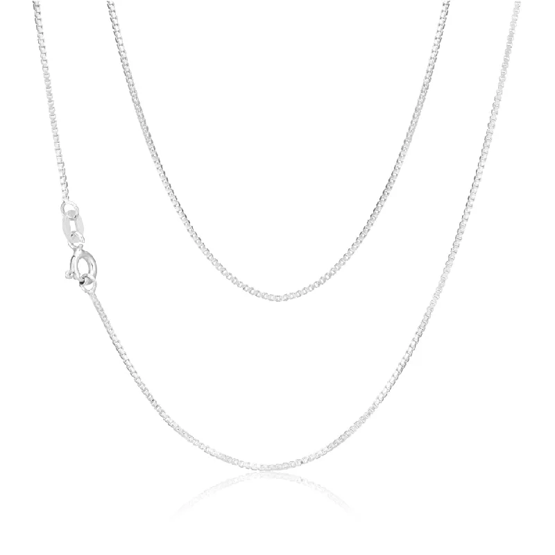 adjustable braided rope ring Sterling Silver 90 Gauge 40cm Box Chain