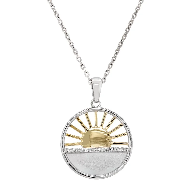 handmade braided hemp bracelet STERLING SILVER AND GOLD SUNRISE PENDANT NECKLACE WITH DIAMONDS, .04 CT TW handmade braided hemp bracelet STERLING SILVER AND GOLD SUNRISE PENDANT NECKLACE WITH DIAMONDS, .04 CT TW