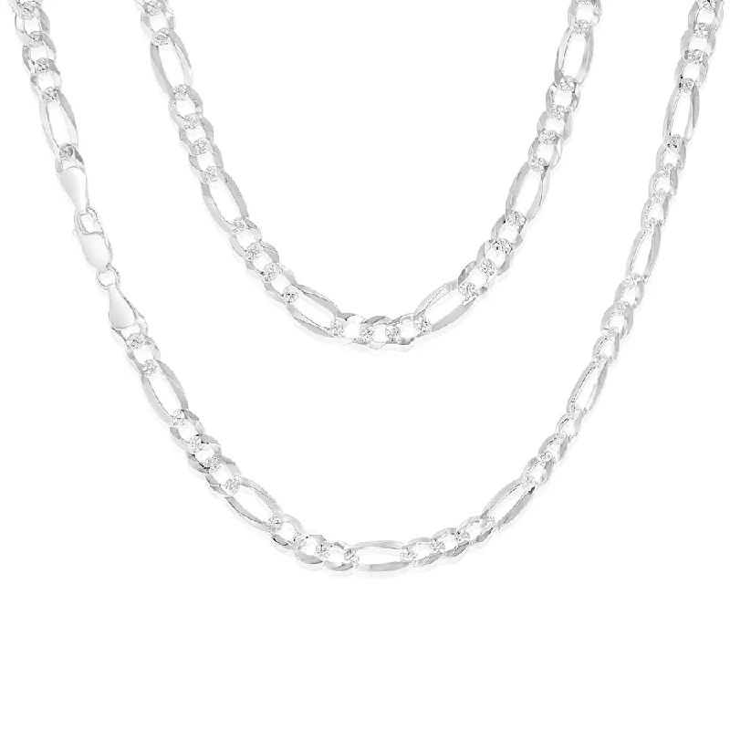infinity heart necklace personalized Sterling Silver Beveled Fancy 1:3 Figaro 160 Gauge 45cm Chain infinity heart necklace personalized Sterling Silver Beveled Fancy 1:3 Figaro 160 Gauge 45cm Chain