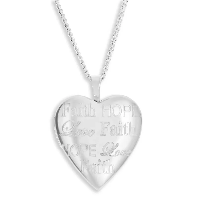 vintage pearl engagement ring Sterling Silver Heart Shape "Faith Hope Love" Engraved Locket vintage pearl engagement ring Sterling Silver Heart Shape "Faith Hope Love" Engraved Locket