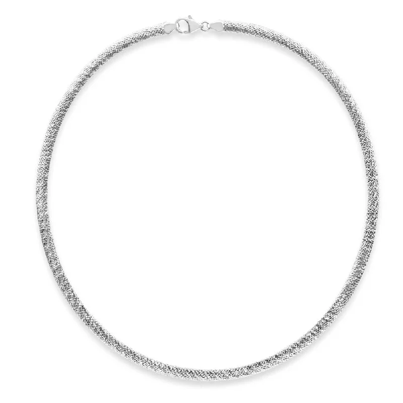 moonstone engagement ring boho Sterling Silver Reversible Omega 5mm Chain